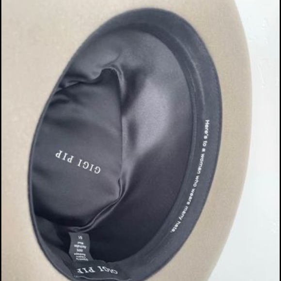 Gigi Pip Felt Hat Zephyr Rancher in Sage Womens Size 61 - Picture 5 of 7